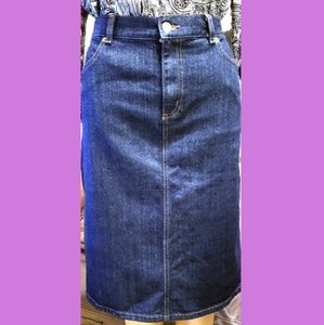 *Just In* CHAPS - Denim Pencil Skirt